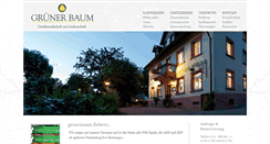 Desktop Screenshot of gruenerbaum-merzhausen.de